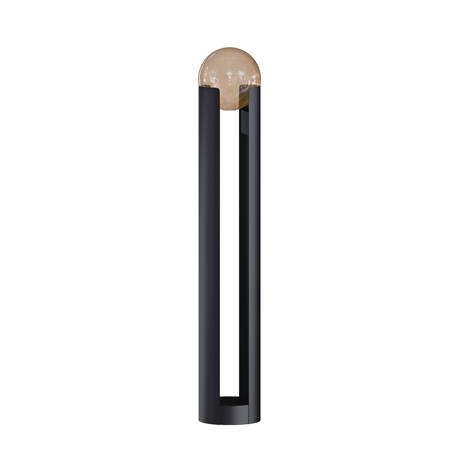 Vloerlamp Dôme Deco LI3-S7 Heng / Zwart-Amber