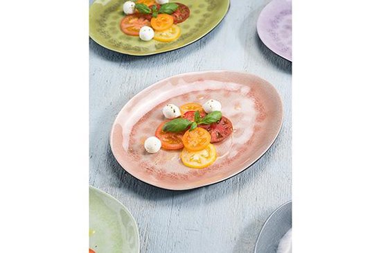 Bord COSY & TRENDY 5321028 Streetfood Go Ovaal 27,5 x 23cm