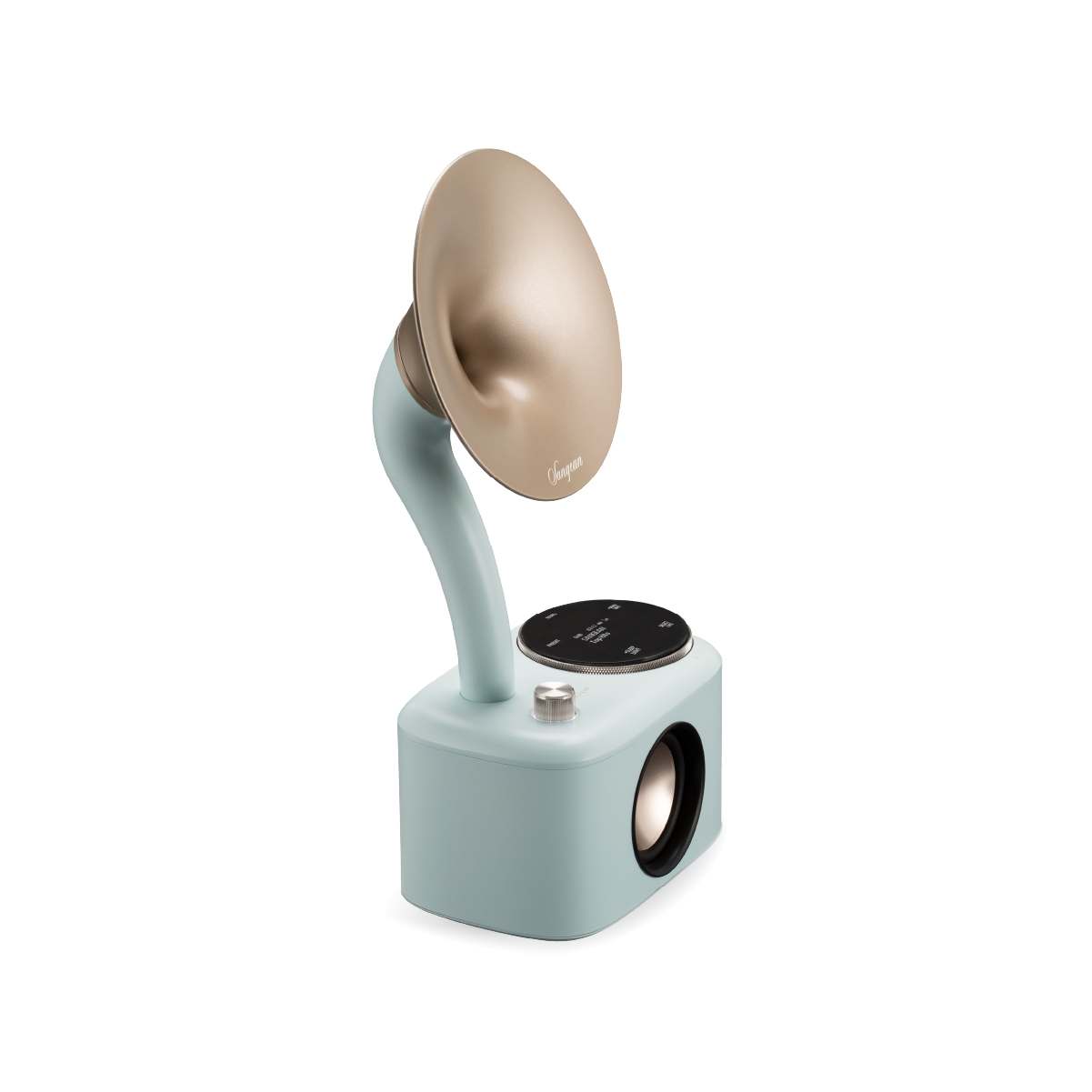 DAB+ radio SANGEAN CP-100D mint/goud