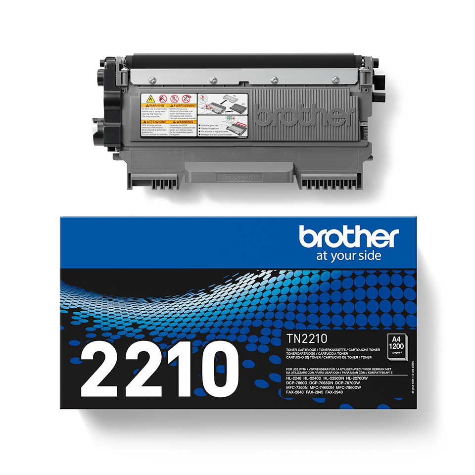 Toner BROTHER TN2210 Zwart