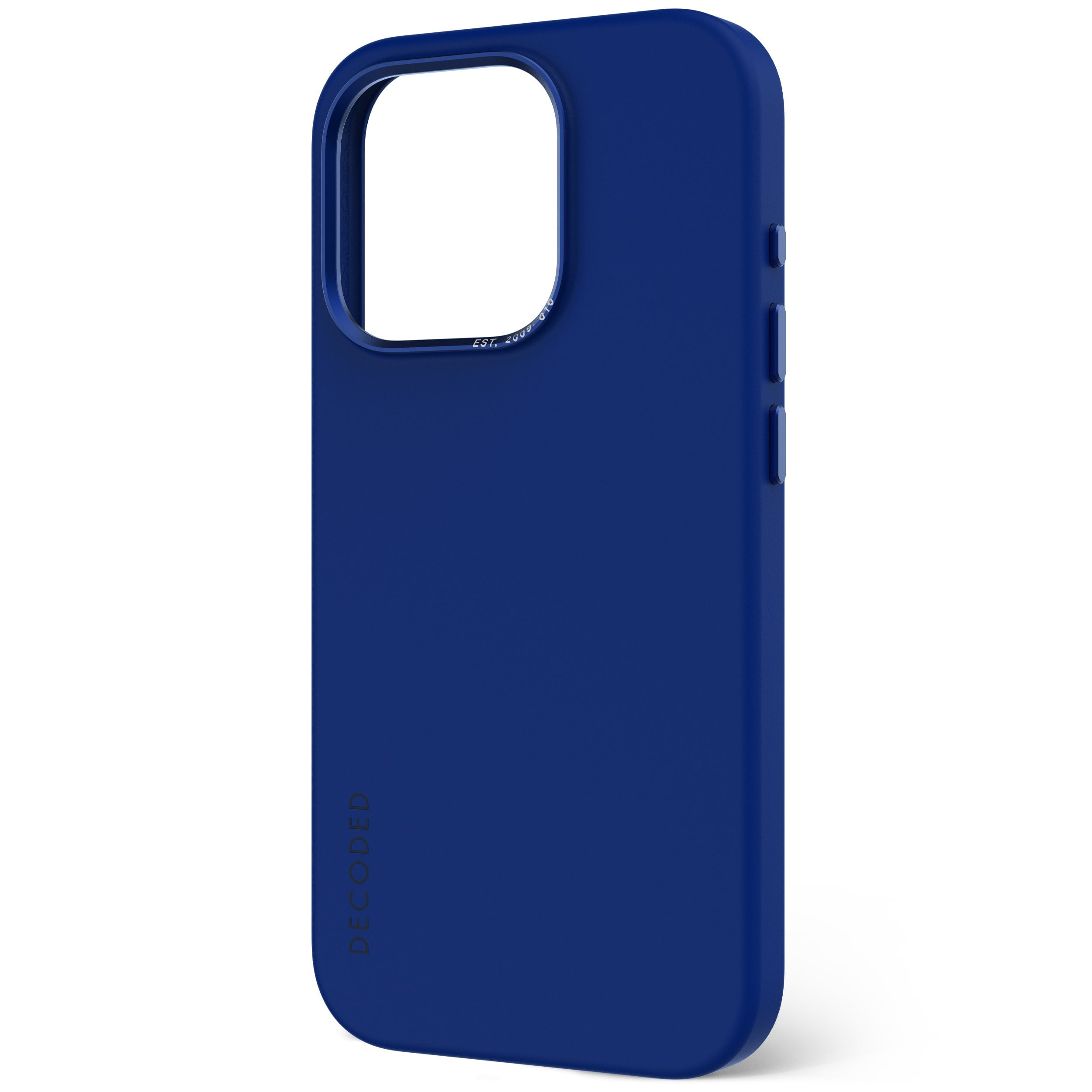 Tas DECODED Silicone Backcover iPhone 15 Pro Max Blue