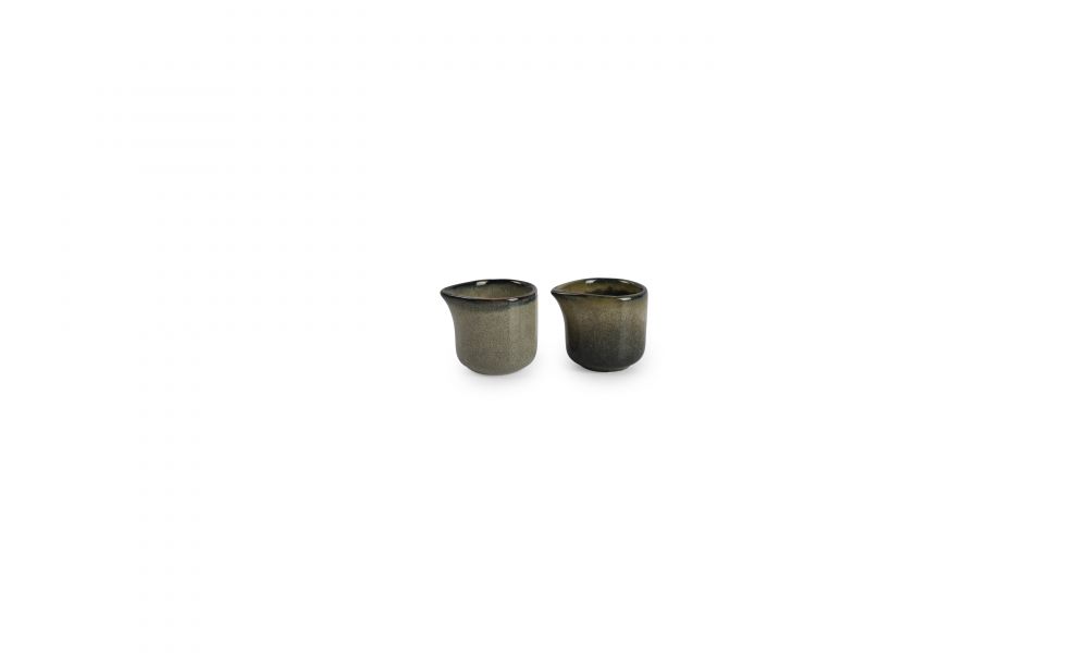 Melk- en sauskan S&P 850614 Meridian / 8,5cl / groen/blauw