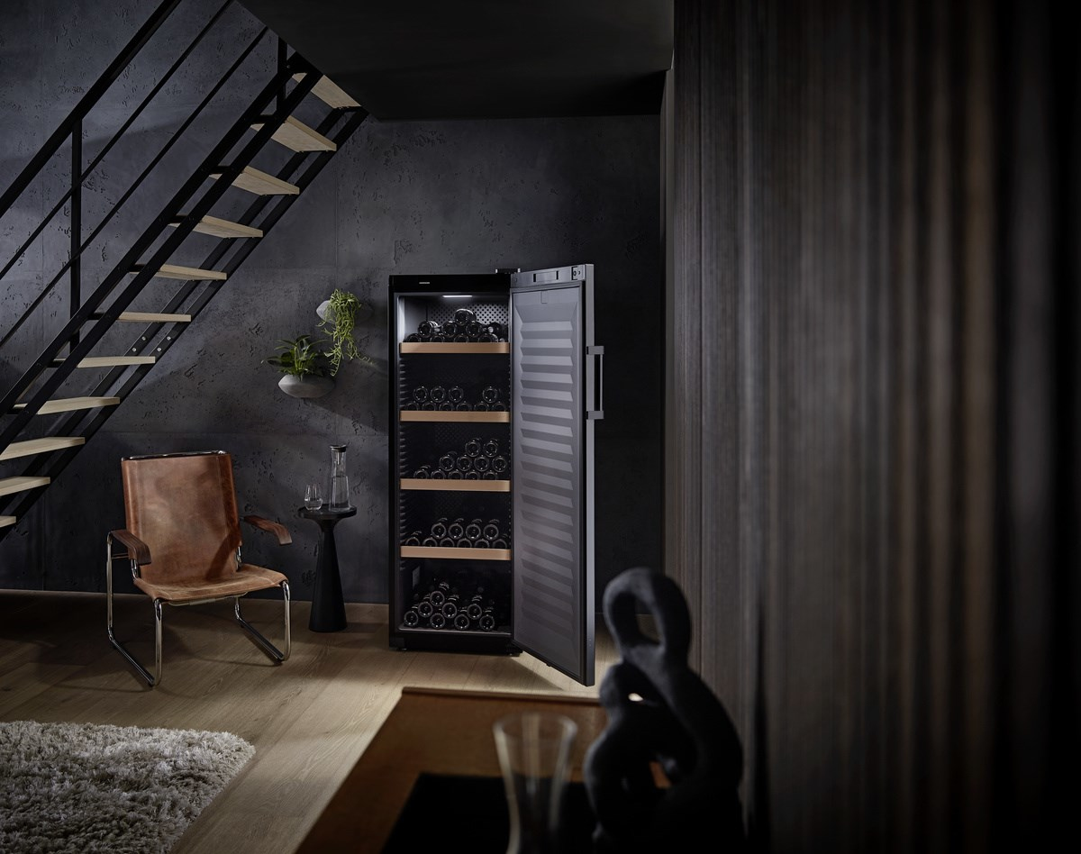 Liebherr WSbl 5001-20 Pose libre Anthracite, Noir 196 bouteille(s)