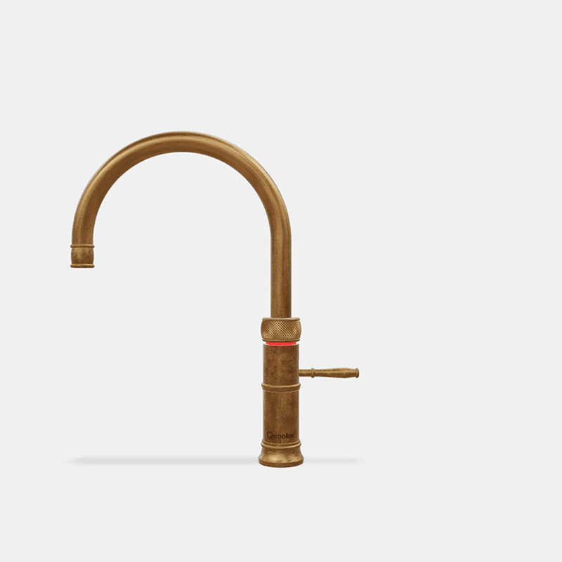 Kraan Quooker CLASSIC FUSION ROUND Messing patina