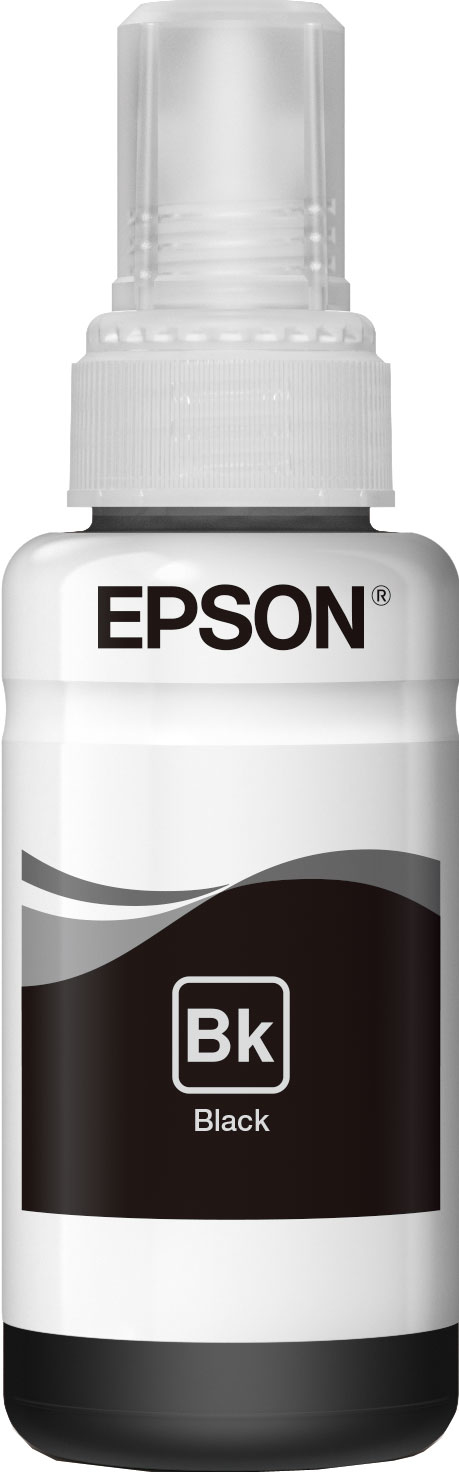 Inktpatroon EPSON C13T664140 Ink Bottle T6641 Zwart 70ml