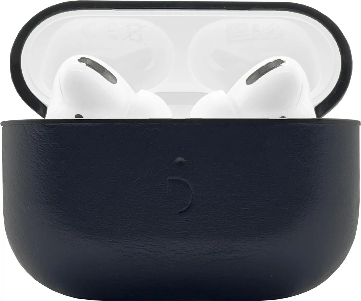 Decoded Leather Aircase Airpods Pro Gen 1 & 2 steel blue