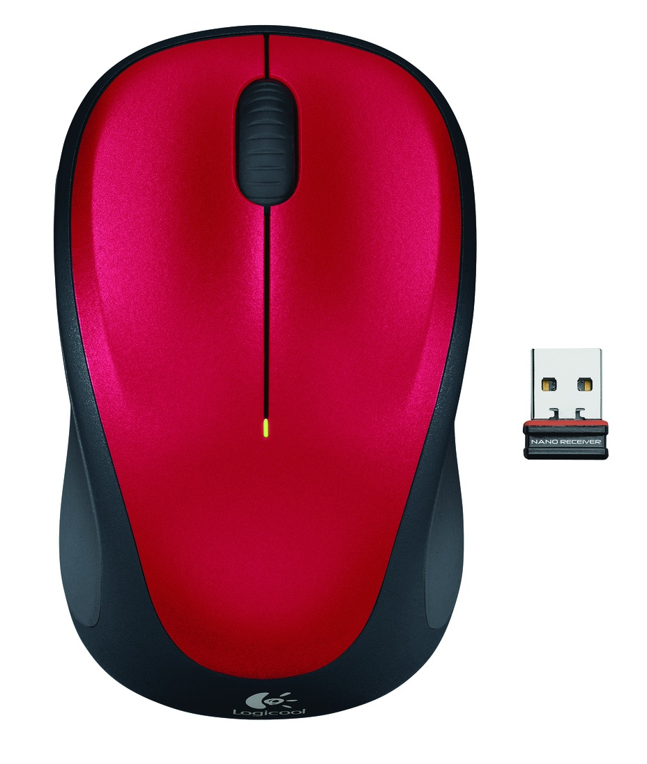 Draadloze Muis LOGITECH M235 Rood