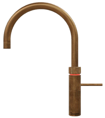 Kraan Quooker FUSION Round Messing patina