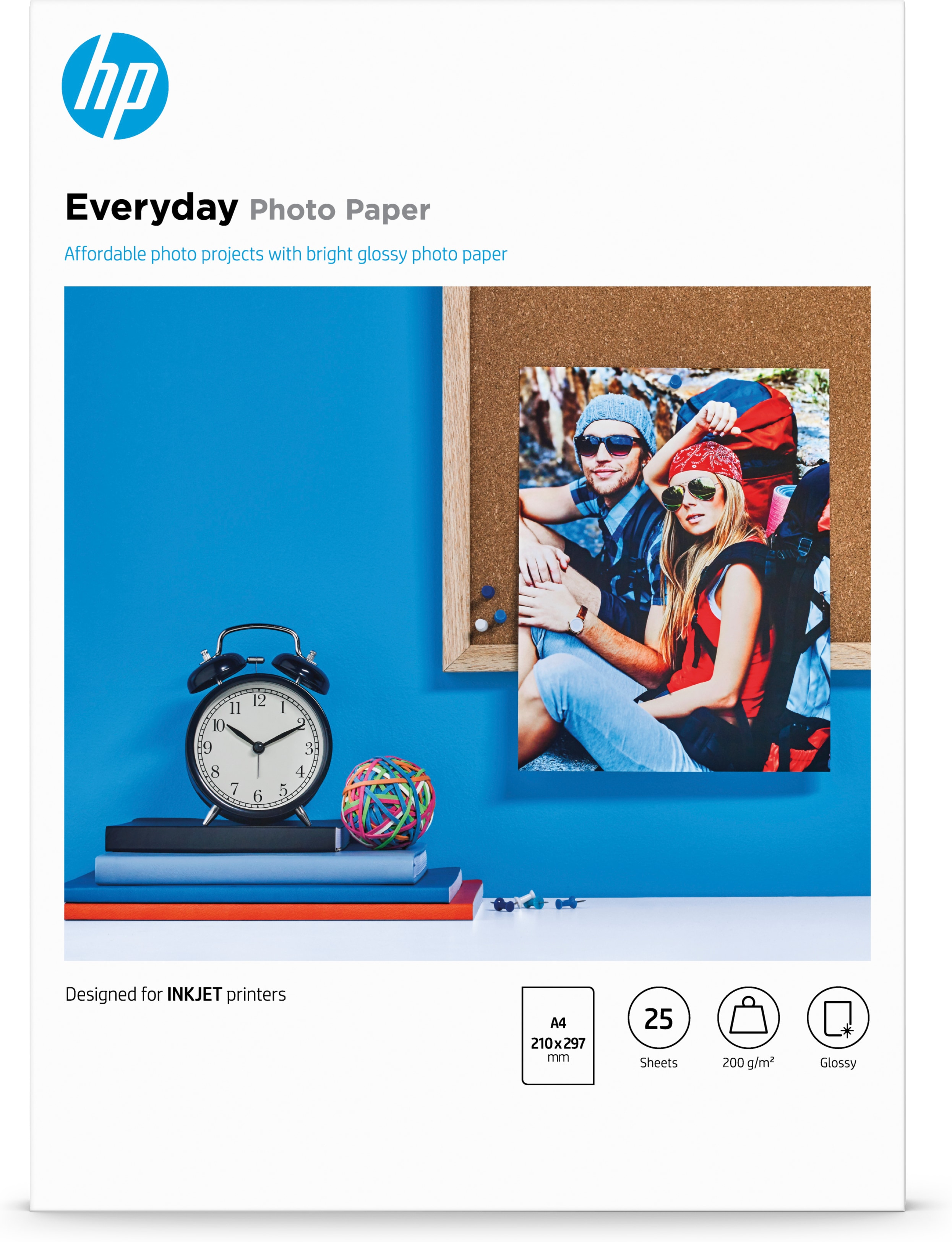 Hewlett Packard HP Paper/Everyday Photo semi-gloss A4