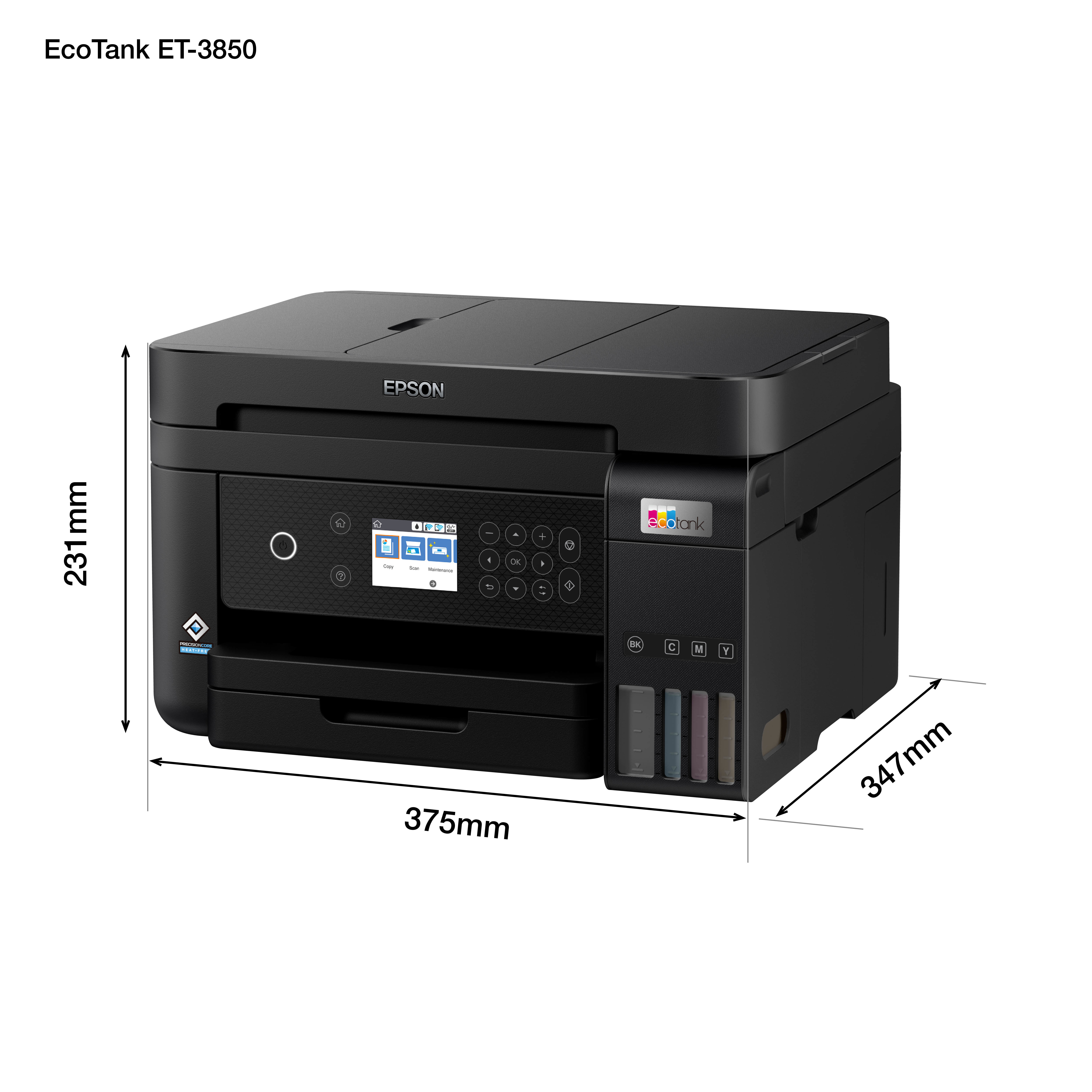 Printer Inkjet EPSON Ecotank ET-3850 AIO Kleur A4