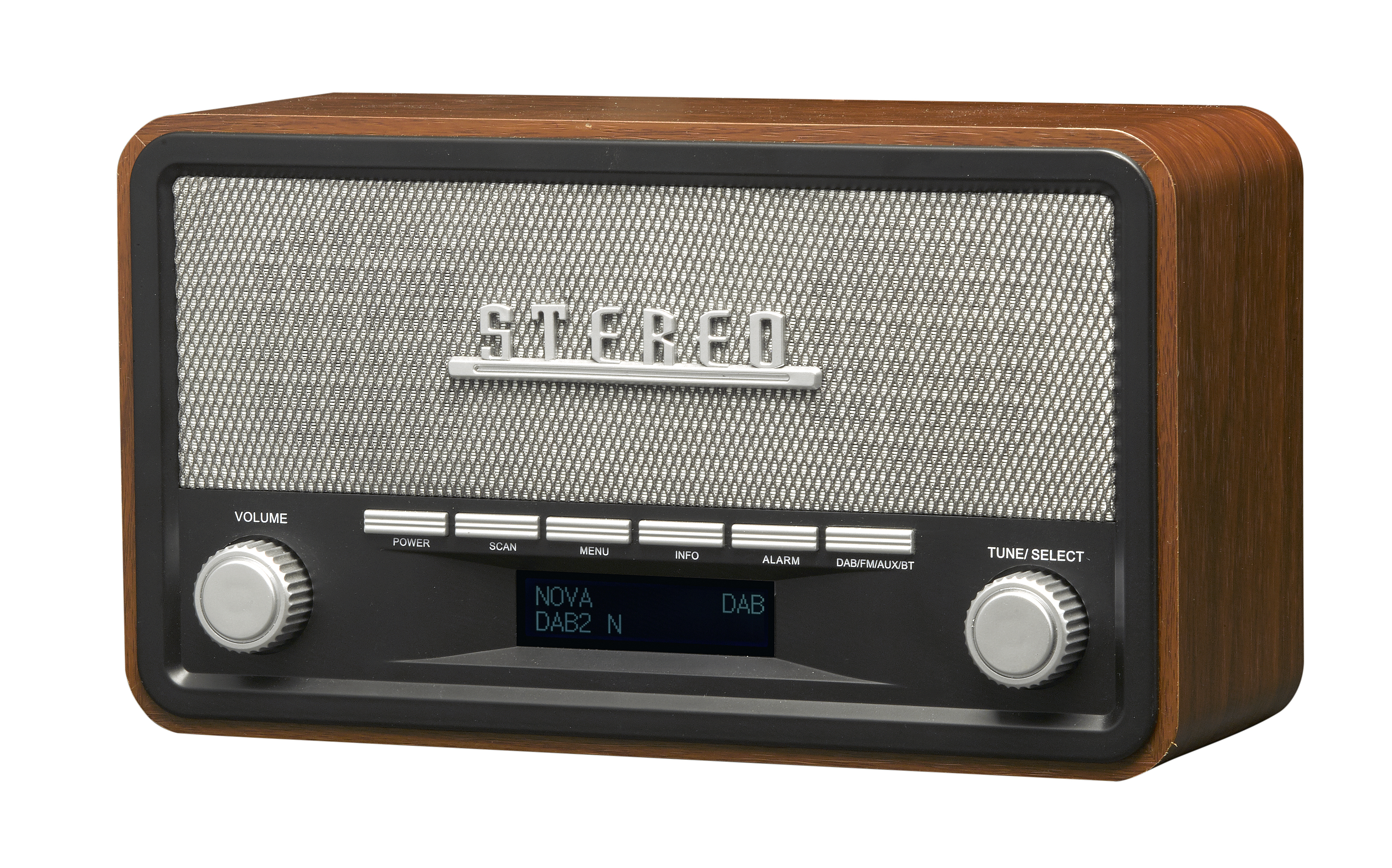 Denver DAB-18 Radio portable Personnel Analogique et numérique Noir, Gris