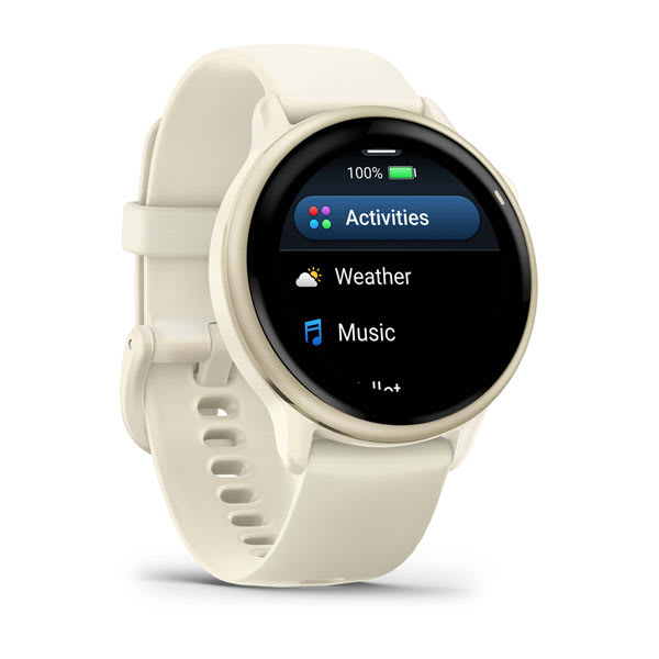 Smartwatch Garmin Vivoactive 6 Bone/Lunar Gold