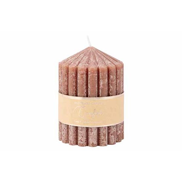 Kaars COSY@HOME 164333 Ribble / bruin / 10cm / 40H