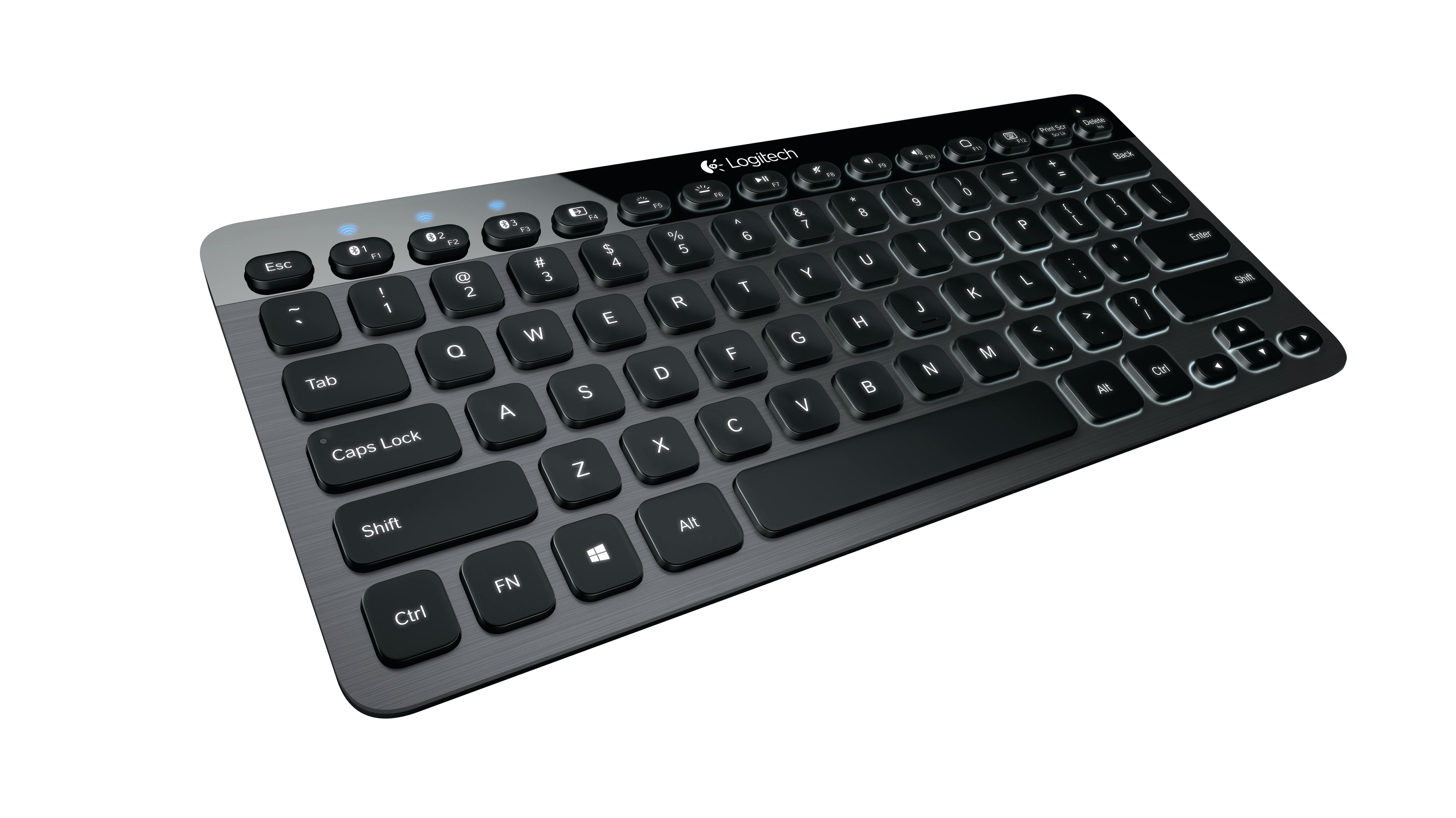Logitech Bluetooth Illuminated Keyboard K810 AZERTY Aluminium