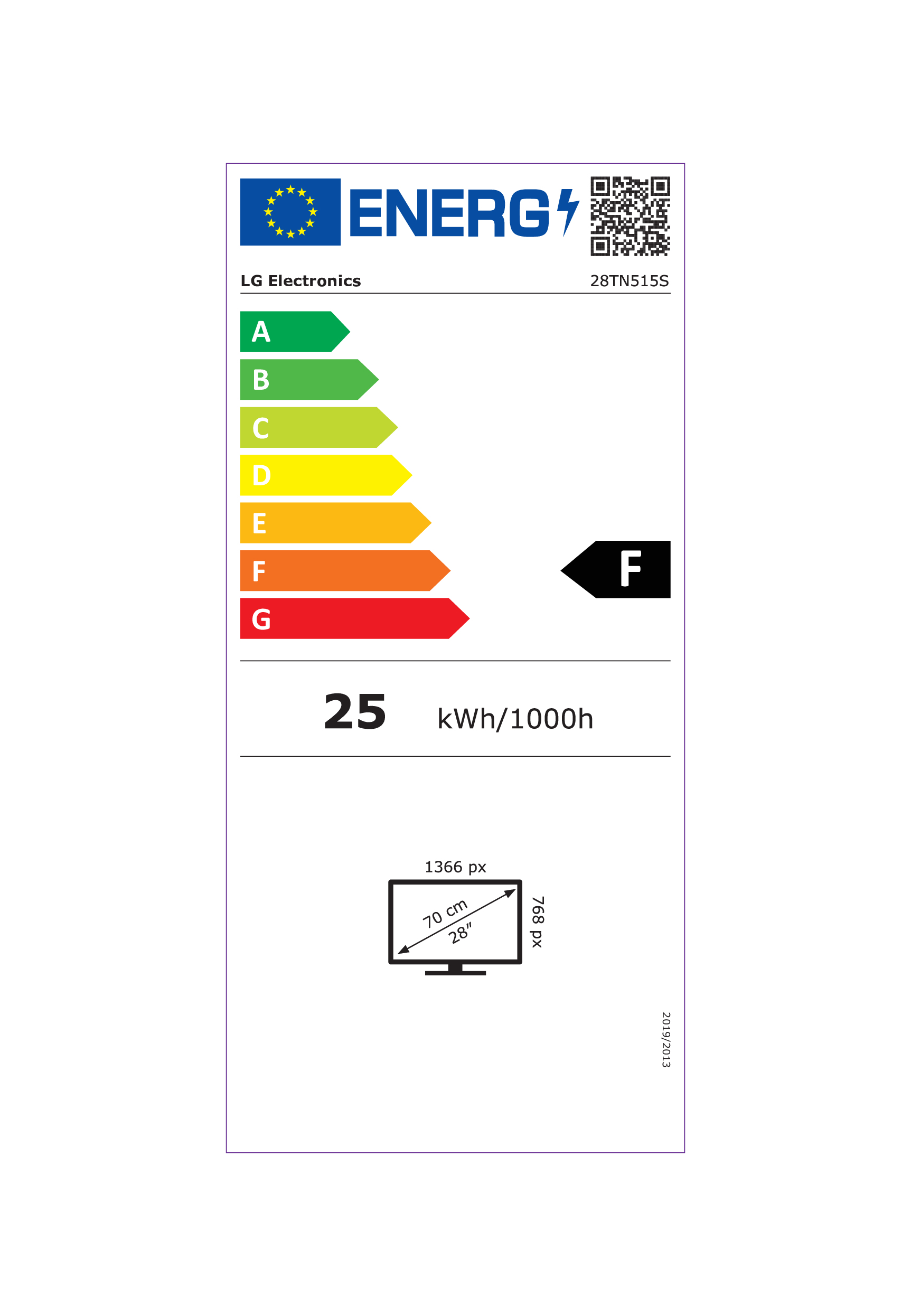 LG 28TN515S-PZ tv 69,8 cm (27.5") HD Smart TV Wifi Zwart 250 cd/m²