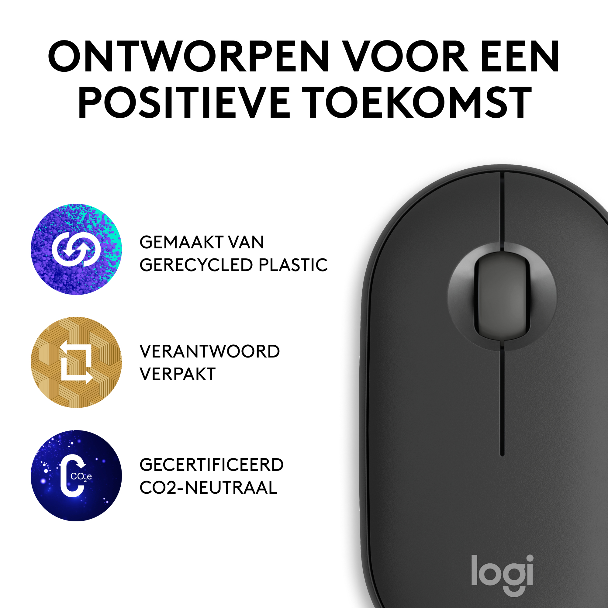 LOGITECH PEBBLE MOUSE 2 M350s WIRELESS