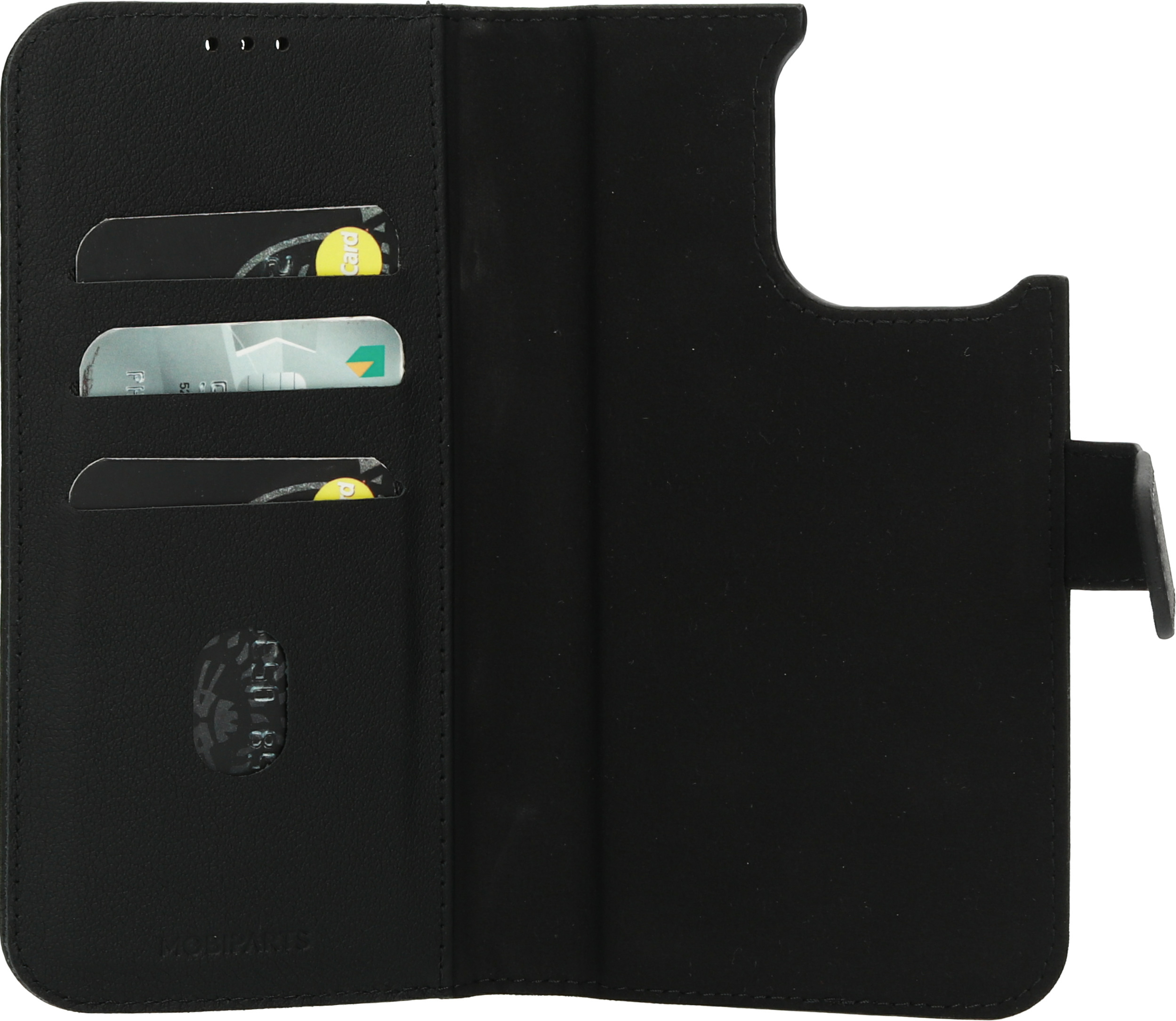 Mobiparts Leather 2 in1 Wallet Case iPhone 15 Pro Max Black
