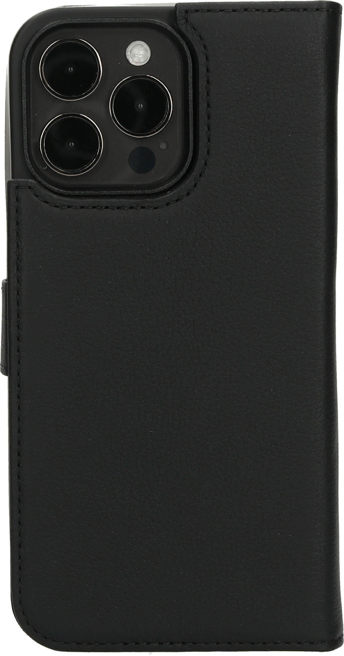 Mobiparts Leather 2 in1 Wallet Case iPhone 15 Pro Max Black