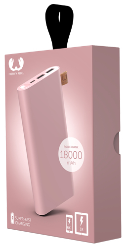 Powerbank FRESH N REBEL 18000mAh dusty pink