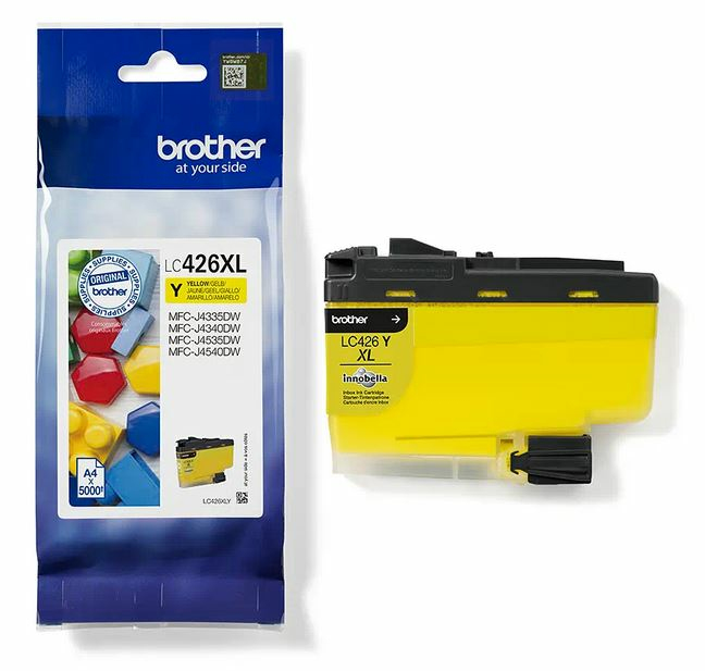 Inktpatroon BROTHER LC-426XLY geel 5.000 pagina's