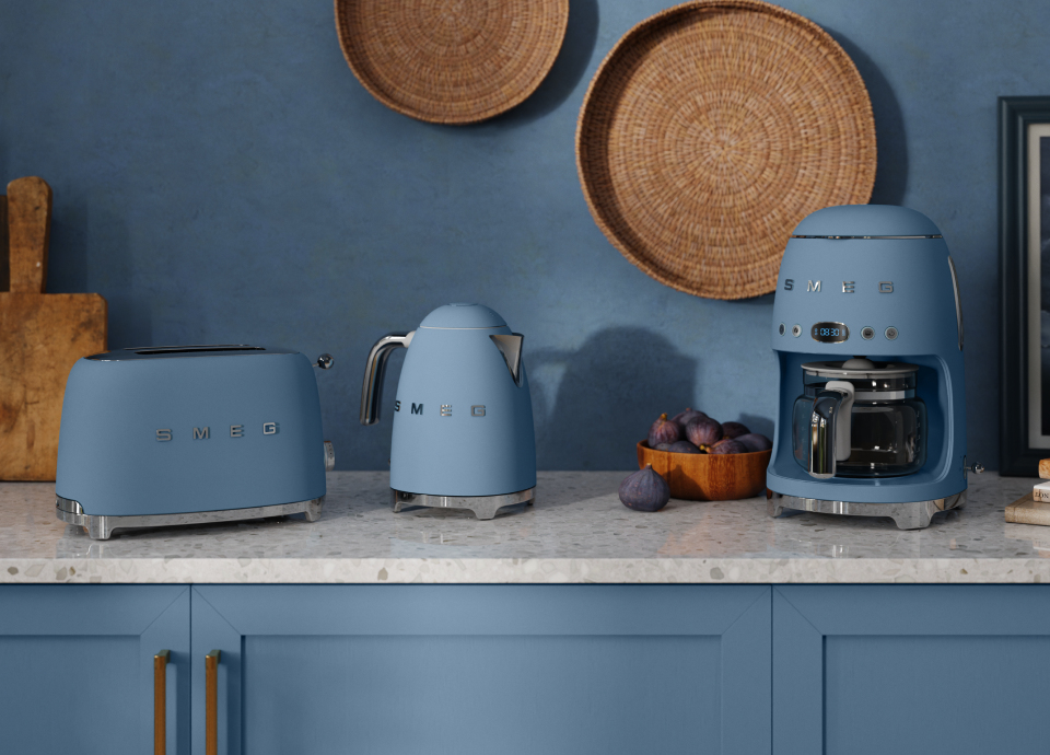 Koffiezet SMEG DCF02SBMEU Storm Blue / mat 