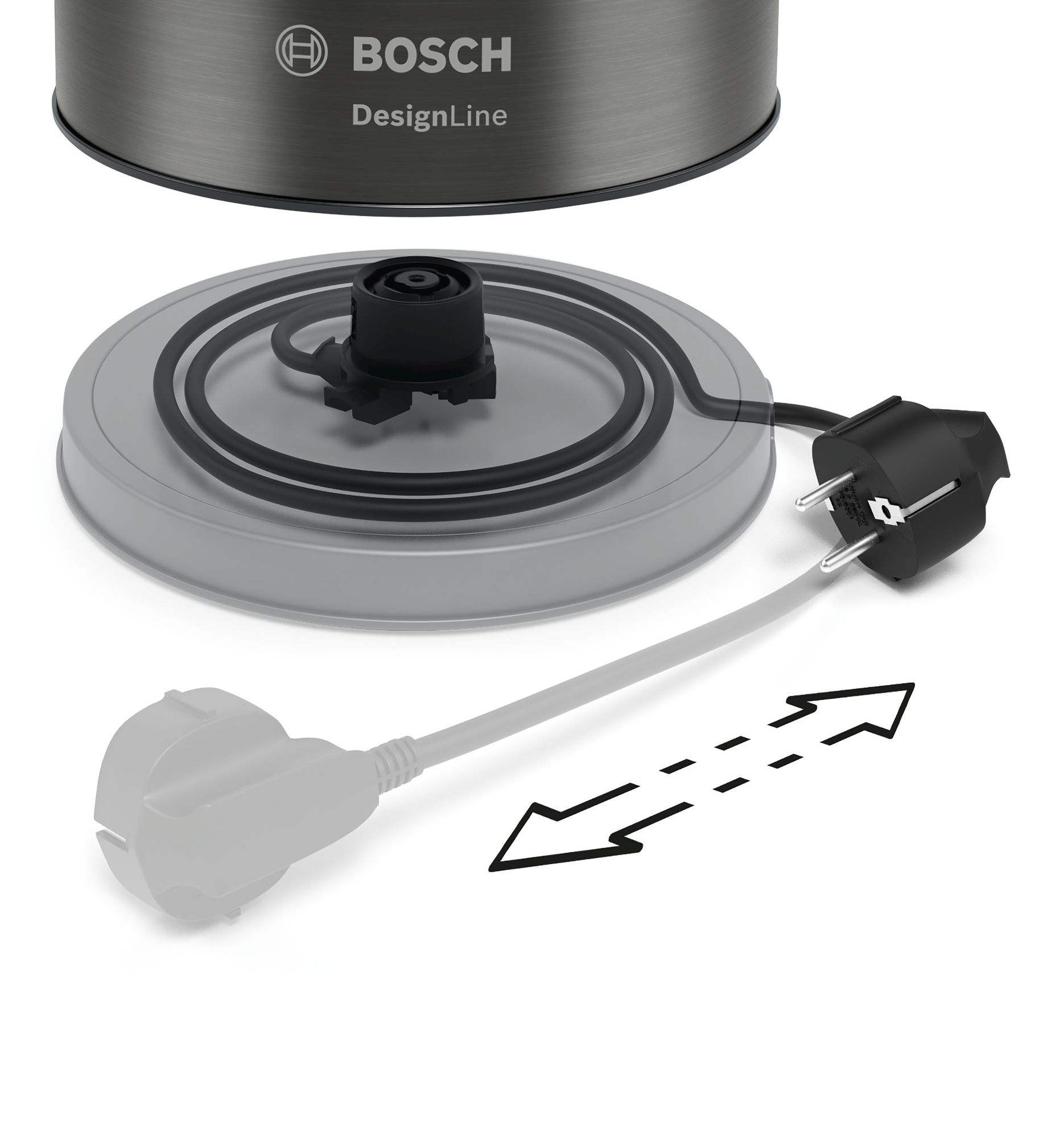 Waterkoker BOSCH TWK5P475 DesignLine 1,7L