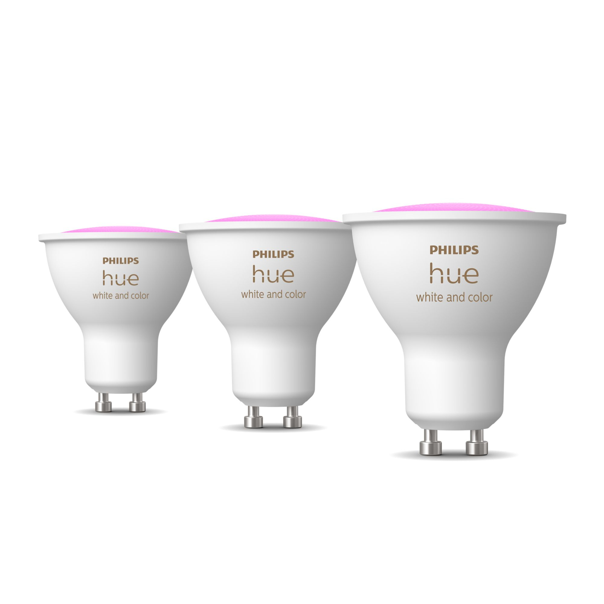 Lamp PHILIPS HUE White Color Ambiance GU10 3x