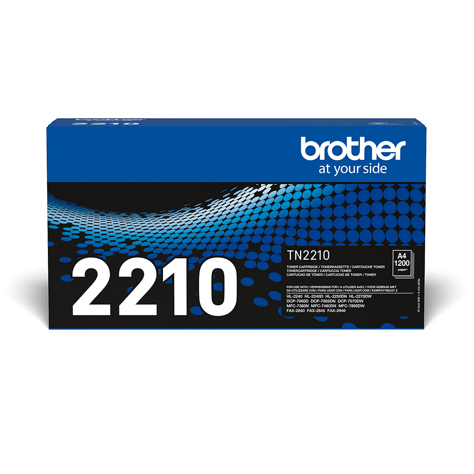 Toner BROTHER TN2210 Zwart