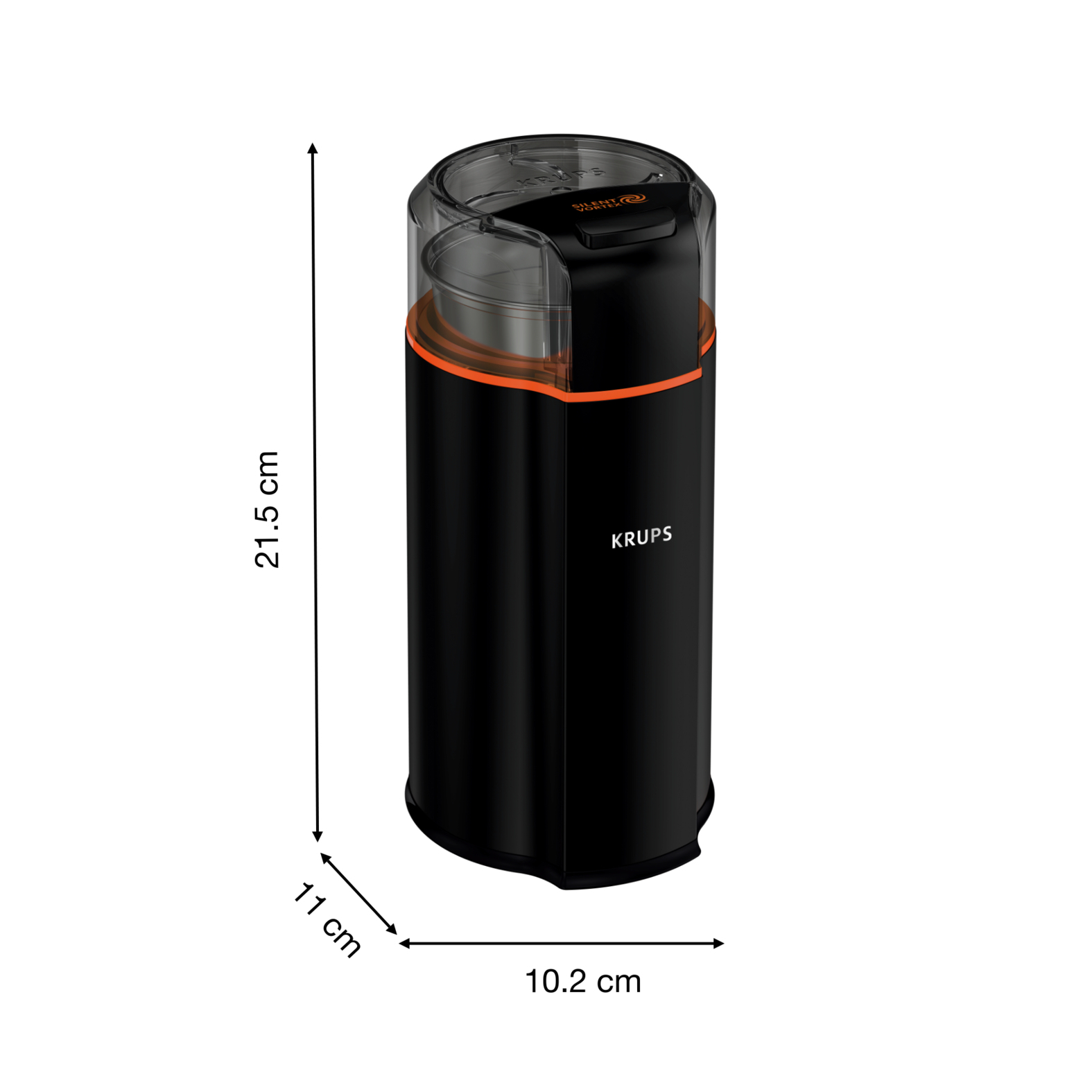 Koffiemolen KRUPS GX332810 Silent Vortex Grinder