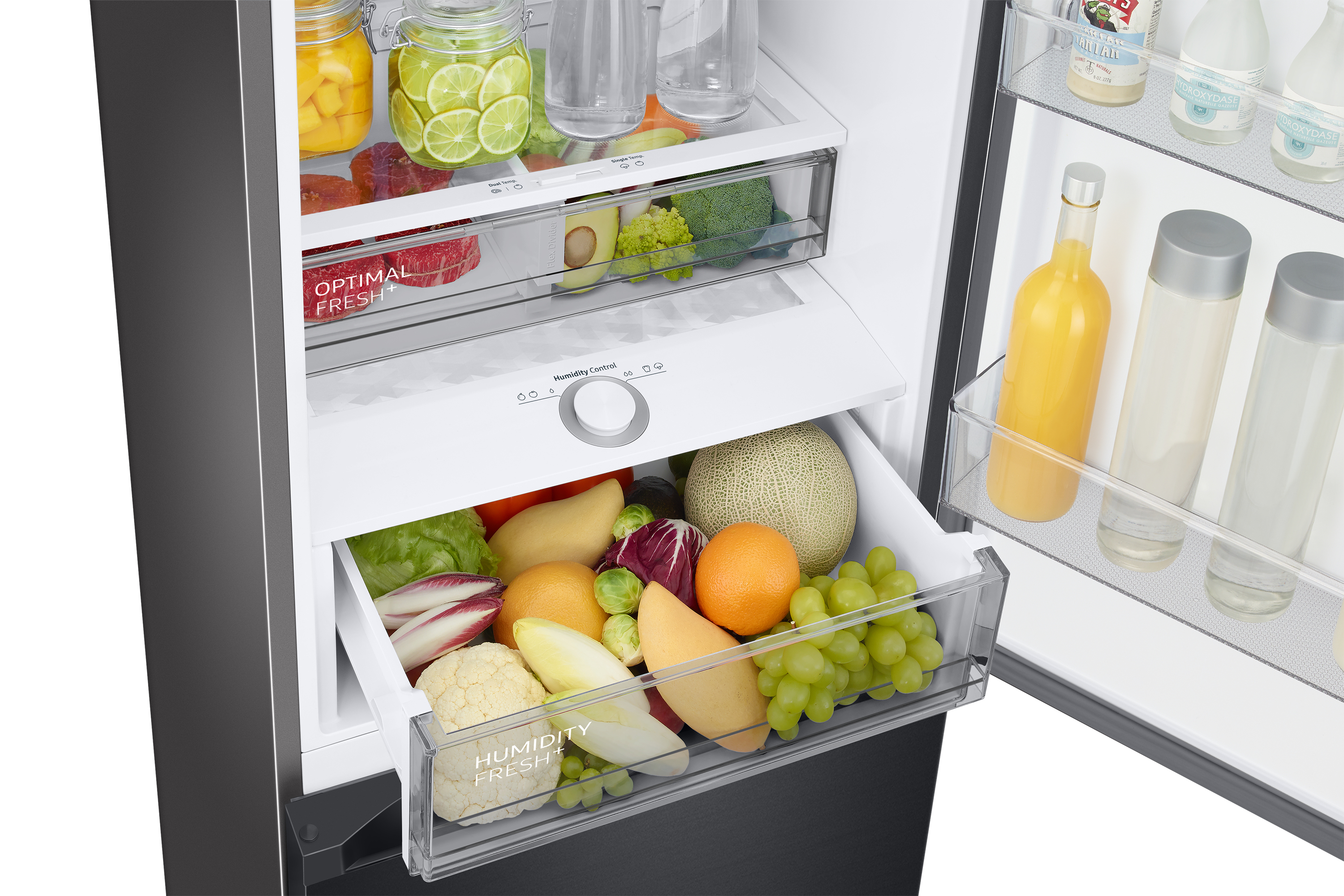 Koelkast Combi SAMSUNG RB38C7B6AB1/EF / 273+114L / A / 203cm / zwart