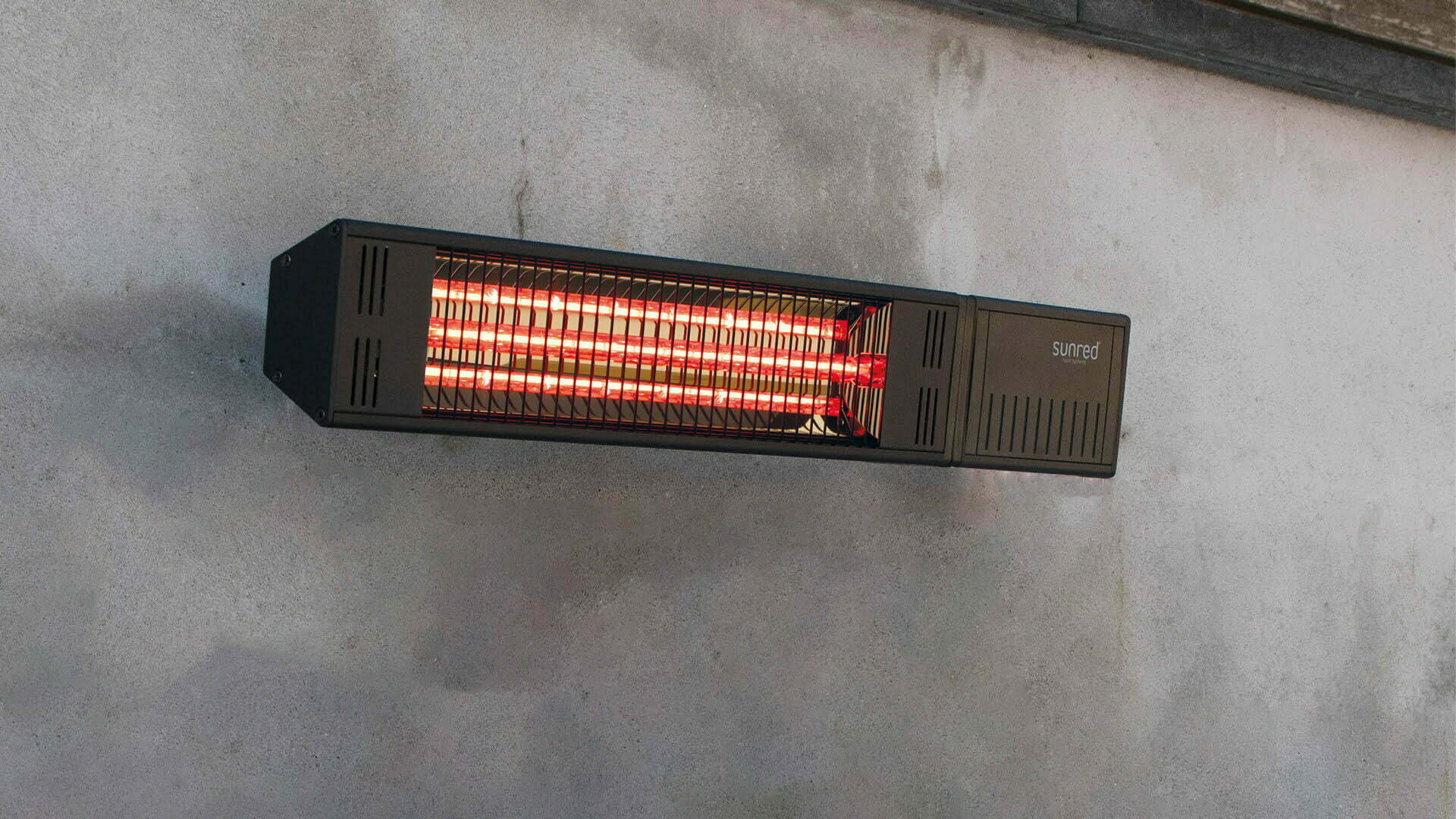 Terrasverwarmer SUNRED RDS-15W-B Ultra Fortuna Wall 1500W