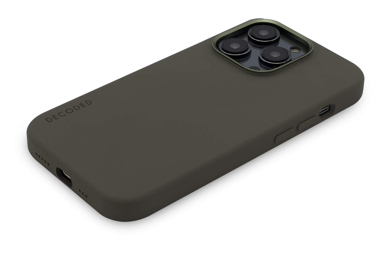 Tas DECODED Silicone Backcover iPhone 14 Pro Max Olive