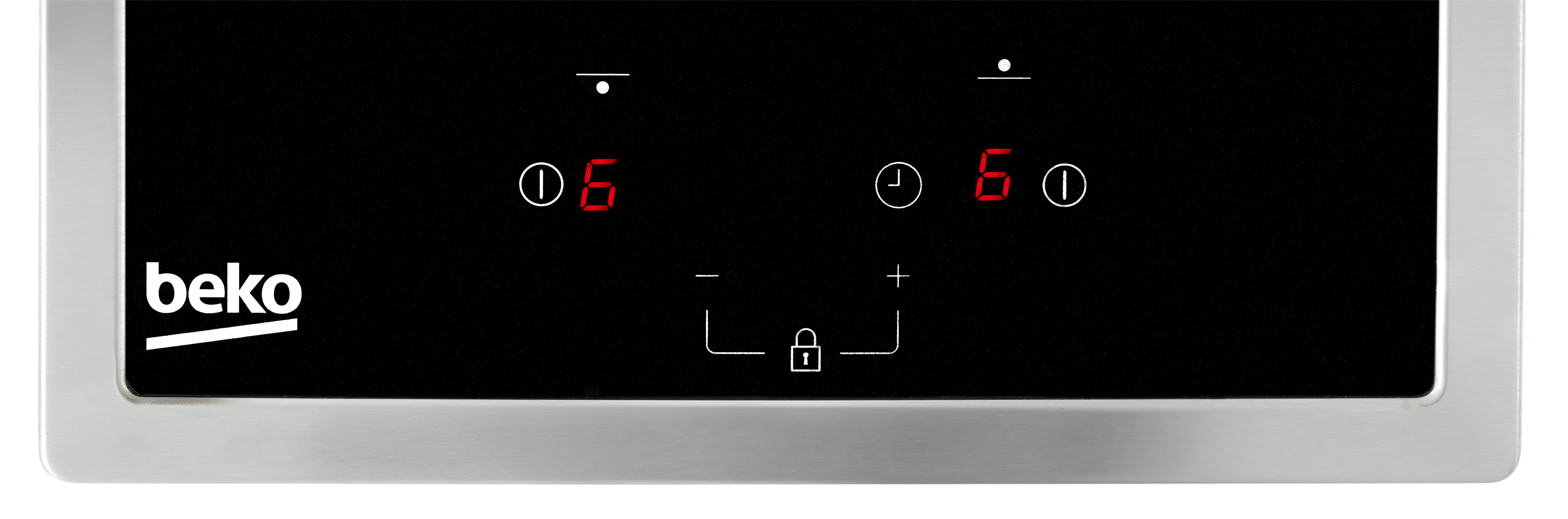 Beko HDMC32400TX kookplaat Roestvrijstaal Ingebouwd 30 cm Keramisch 2 zone(s)