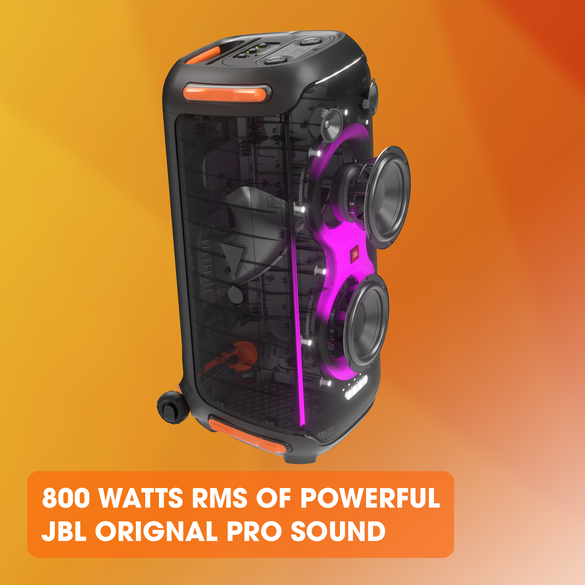 Partyspeaker JBL Partybox 710 zwart