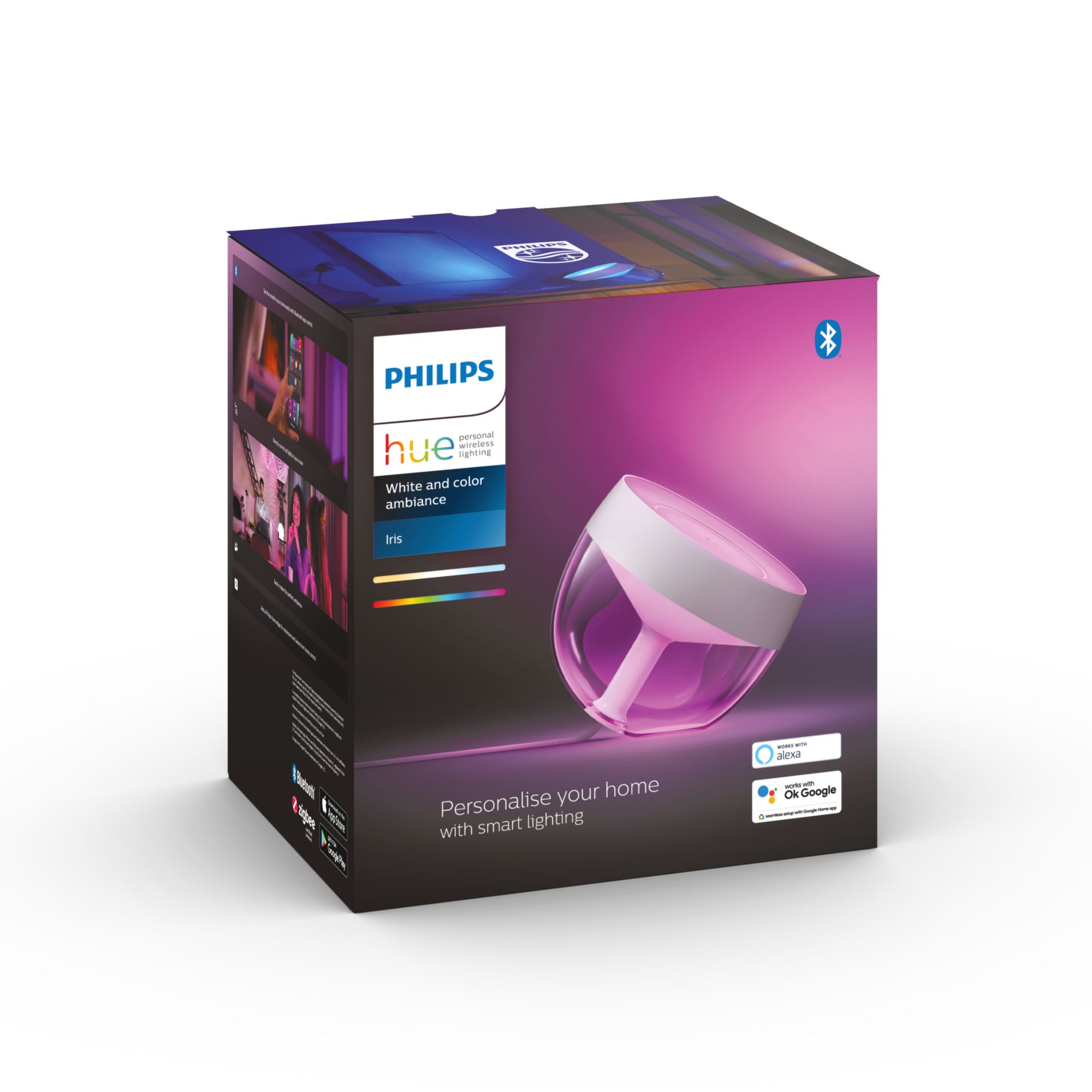 Tafellamp PHILIPS HUE Iris White Color Ambiance Wit