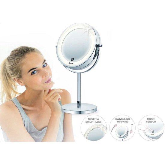 Spiegel BEURER BS55 / verlicht / 7-voudige zoom- en Touch-sensor