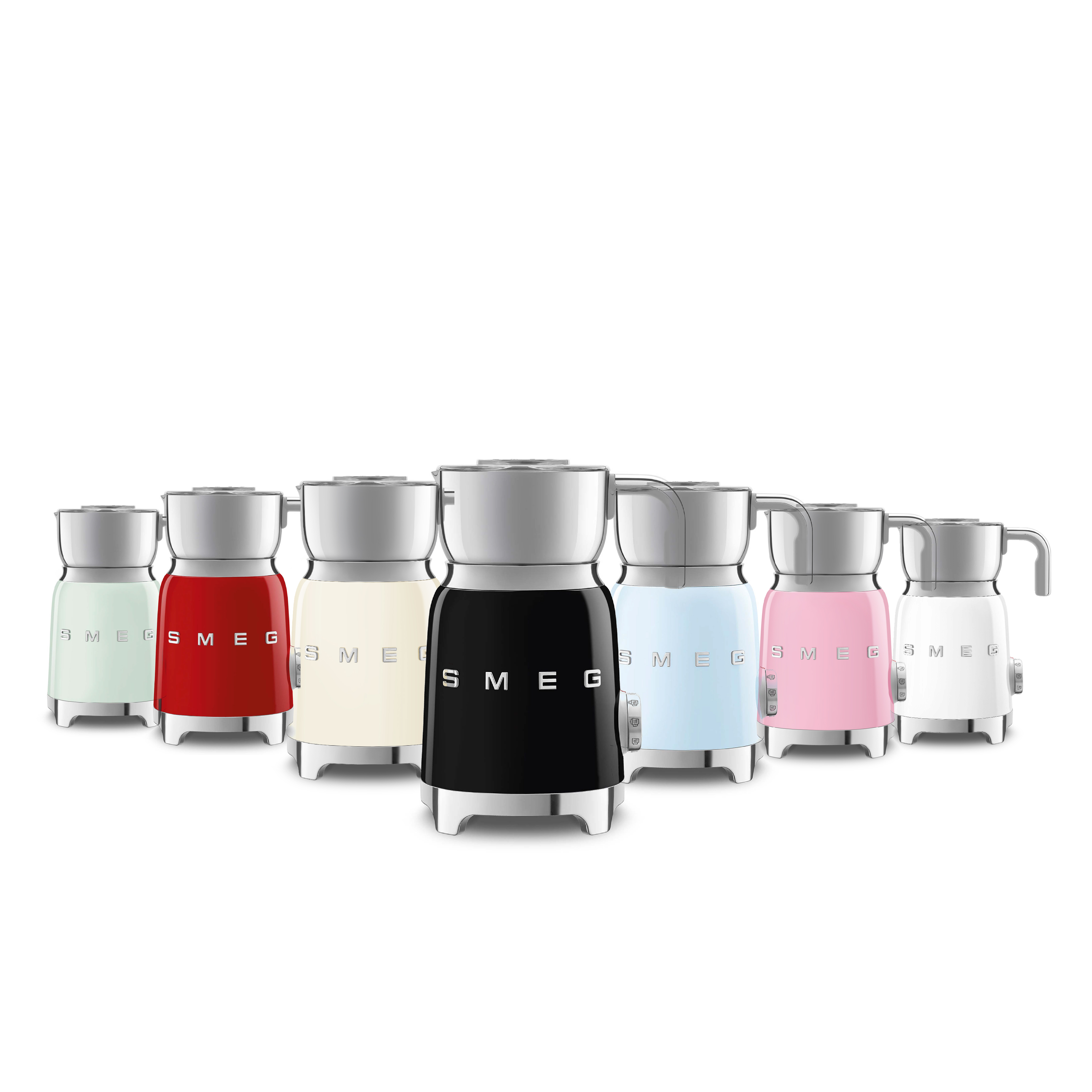Smeg mousseur à lait vert d'eau MFF11PGEU