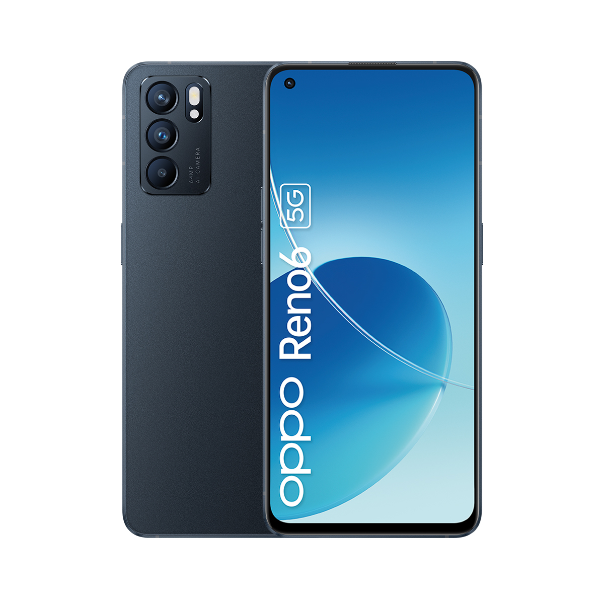 OPPO Reno 6 16,3 cm (6.43") Dual SIM Android 11 5G USB Type-C 8 GB 128 GB 4300 mAh Zwart