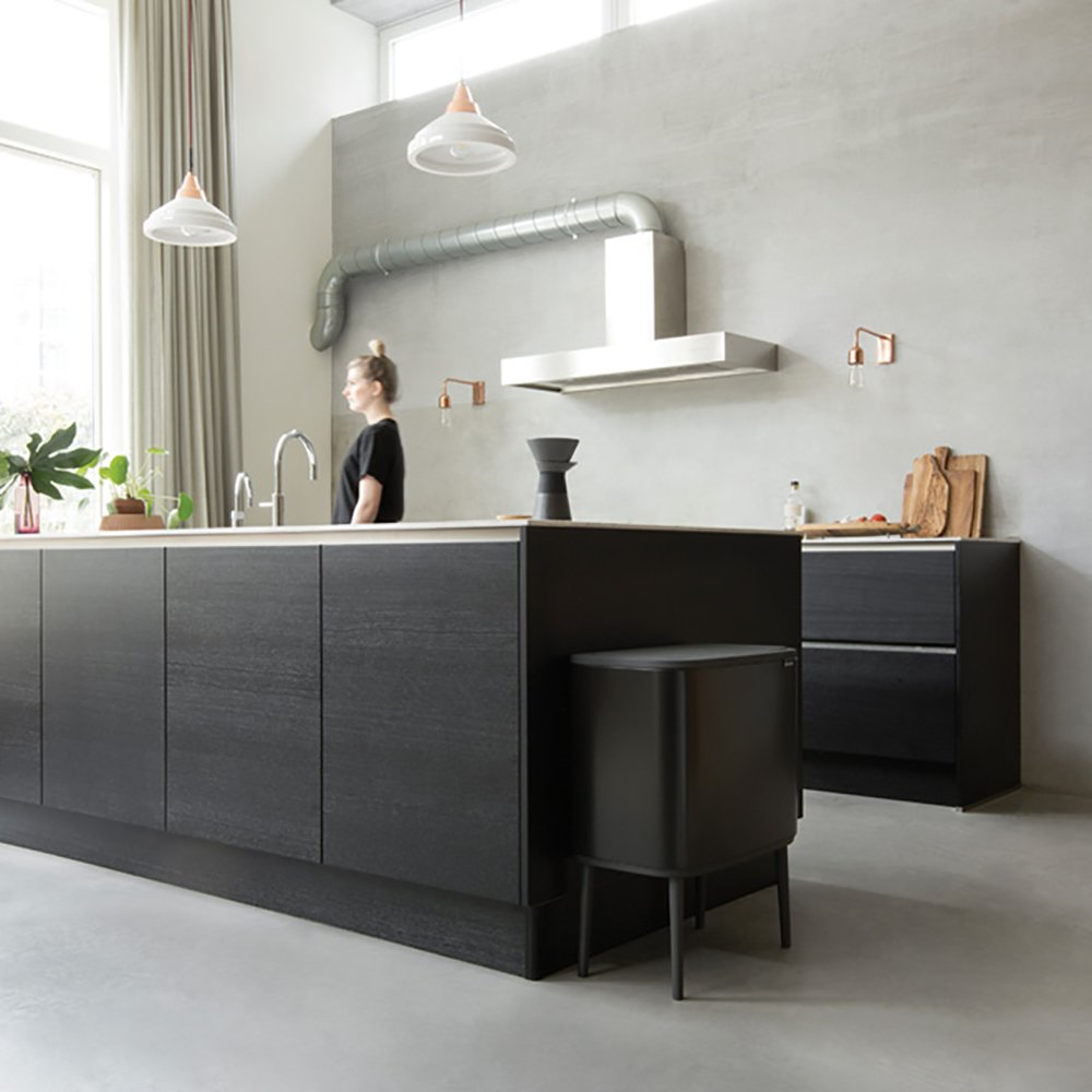 Afvalemmer BRABANTIA 315824 Bo Touch Bin 36L Matt Black