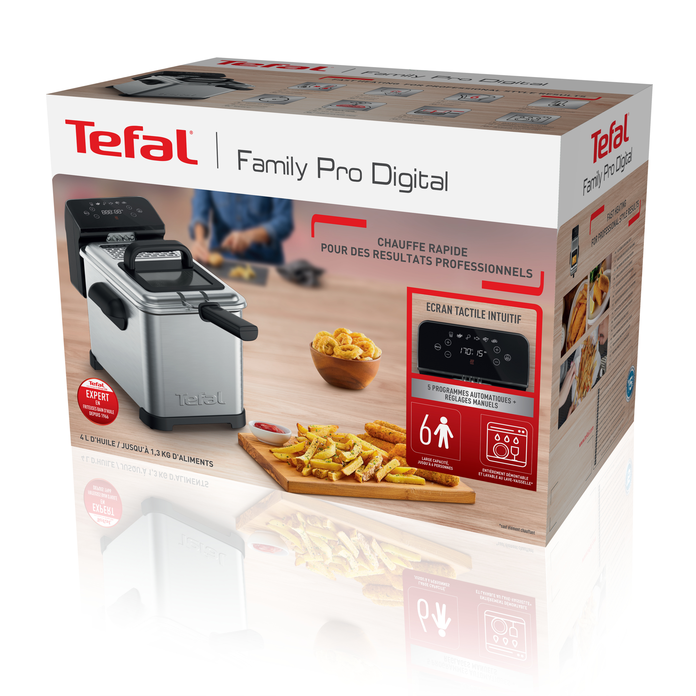 Friteuse TEFAL FR507D10 Family Pro 4L