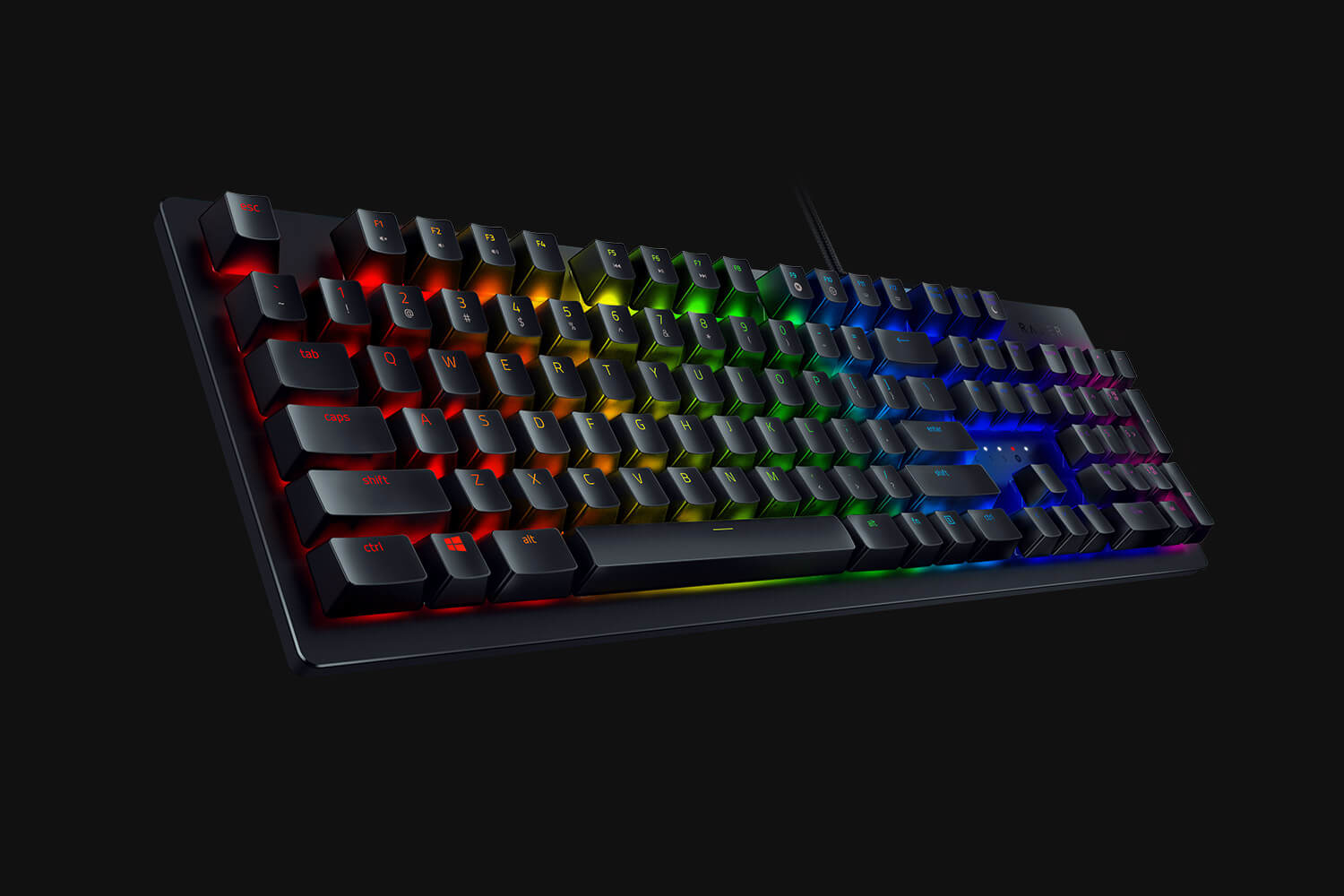 Razer Huntsman toetsenbord Gamen USB AZERTY Zwart