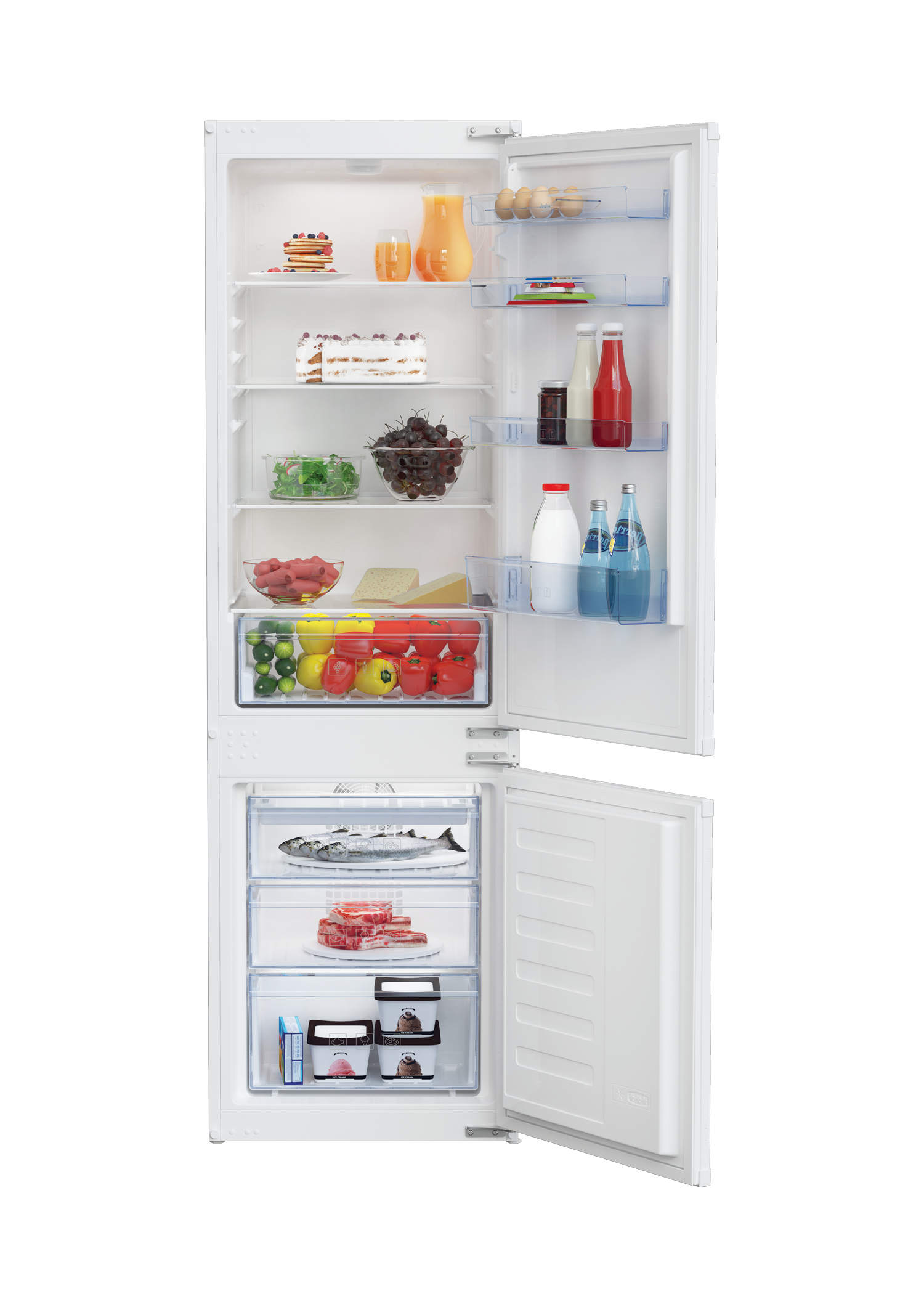 Beko BCHA275K4SN Intégré 255 L E Blanc