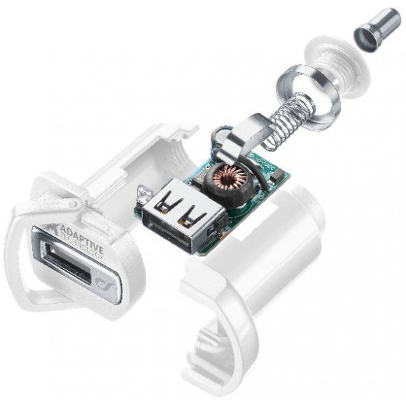 Cellularline CBRSMKIT15WTYCW oplader voor mobiele apparatuur Universeel Wit Sigarettenaansteker Auto