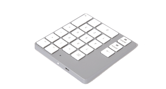 LMP 14300 numeriek toetsenbord Laptop/pc Bluetooth Wit