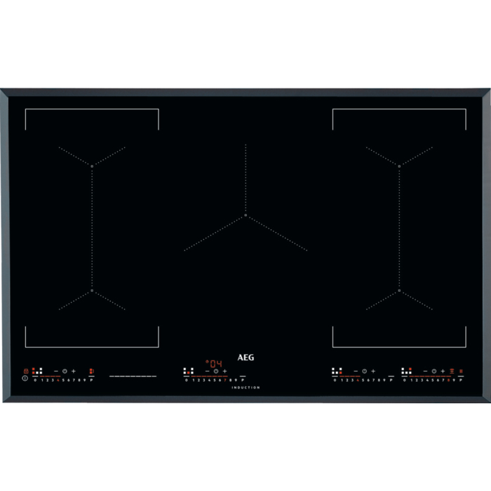 AEG IKE85651FB Zwart Ingebouwd 80 cm Inductiekookplaat zones 5 zone(s)
