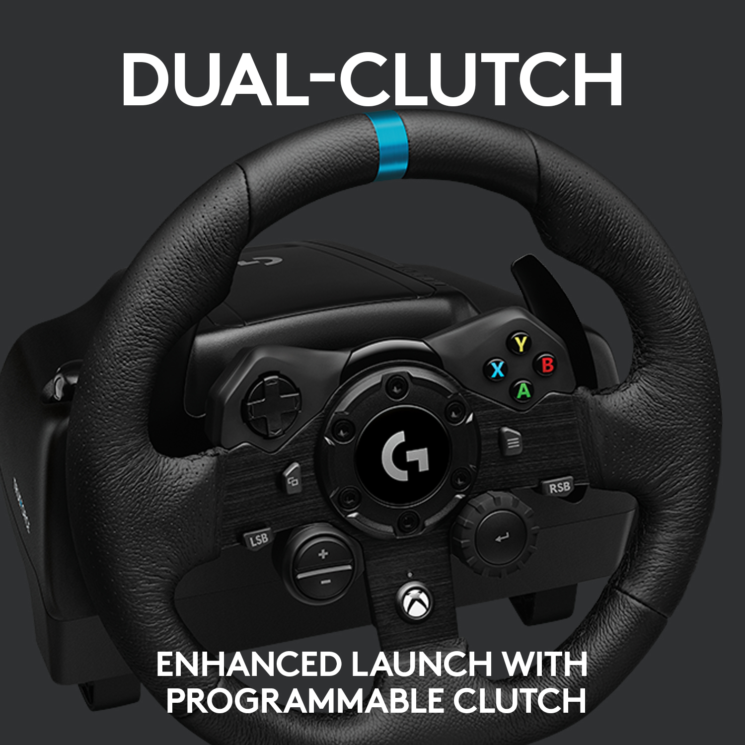 Logitech G G923 Zwart USB Stuurwiel & pedalen PC PS4