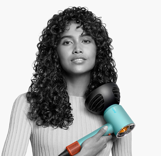 Haardroger DYSON 515276-01 HD07 Supersonic Nural blauw / oranje