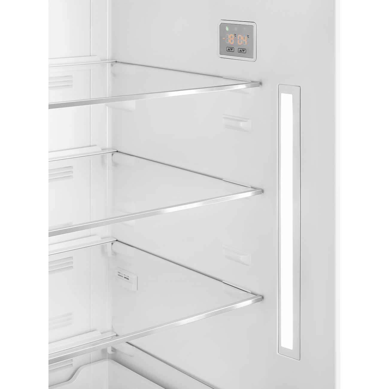 Koelkast Combi SMEG FAB38RCR5 / E / 205x70cm / Crème