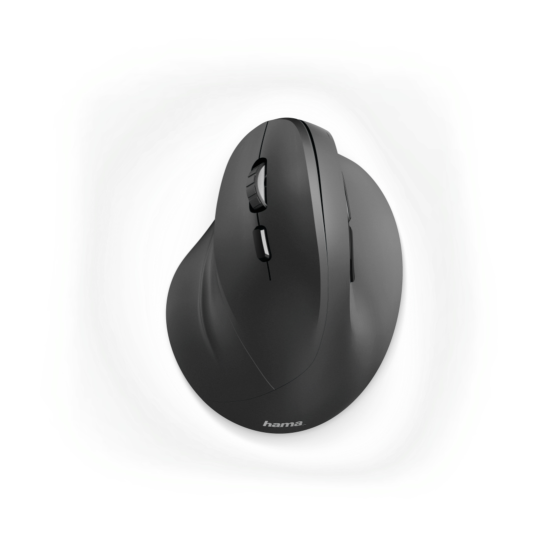 Hama Souris sans fil vert., ergon., pr gaucher EMW-500L, 6 touches, noire