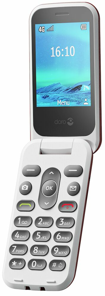 Doro 2880 RED/WHITE 253-80386